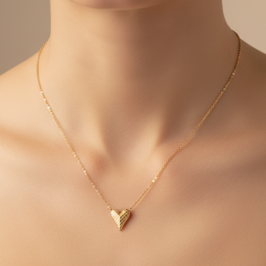 Charmed Gold Heart Pendant