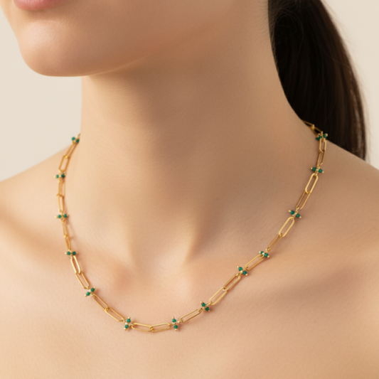 Golden Garden Necklace 18K