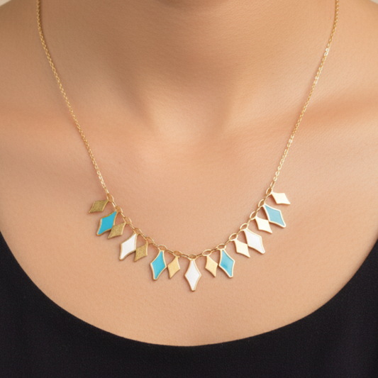 Turquoise Charm Necklace