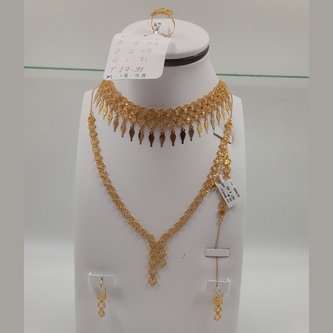 Mughal Petal Majesty Collection - 21k