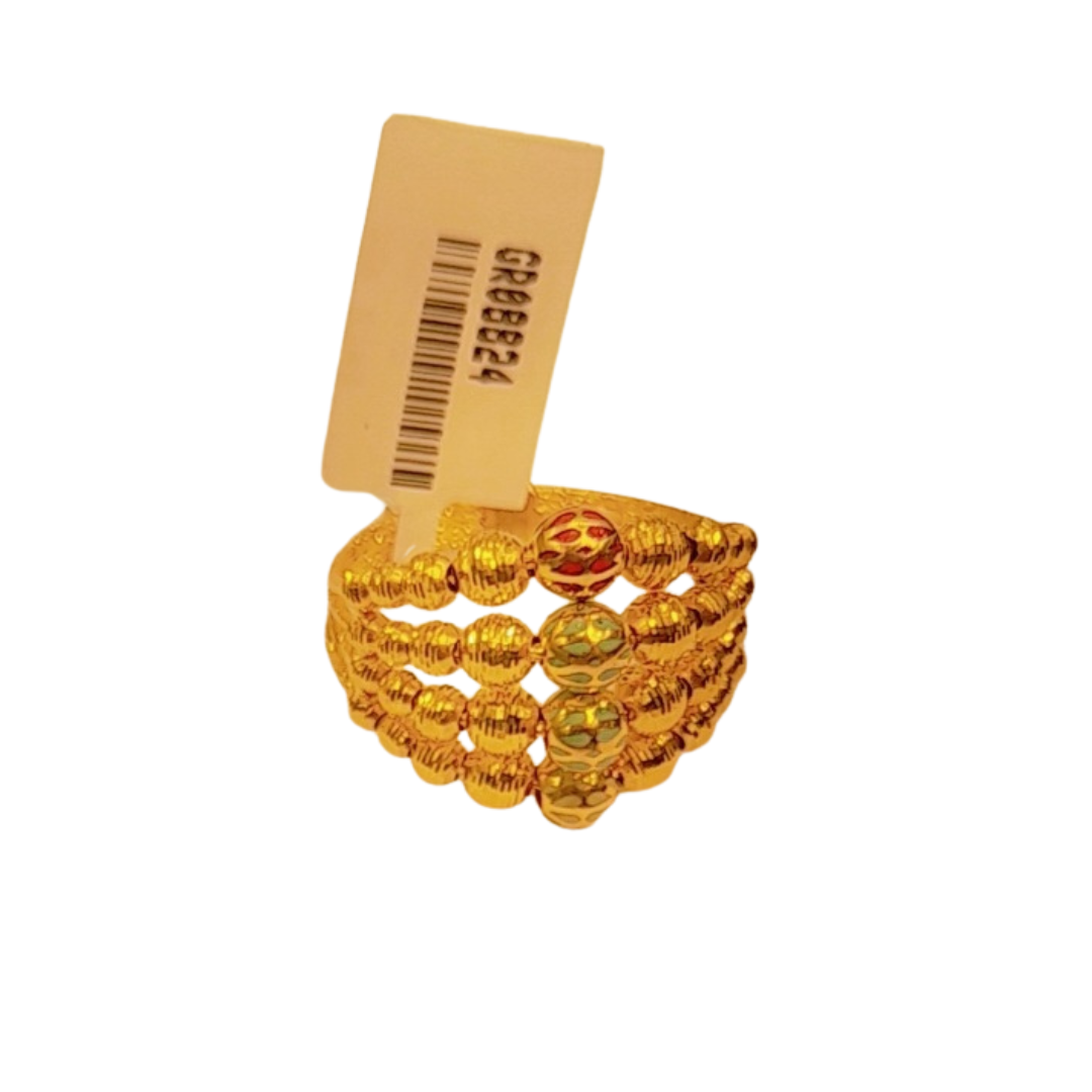 Festive Bead Royale Ring - 21k