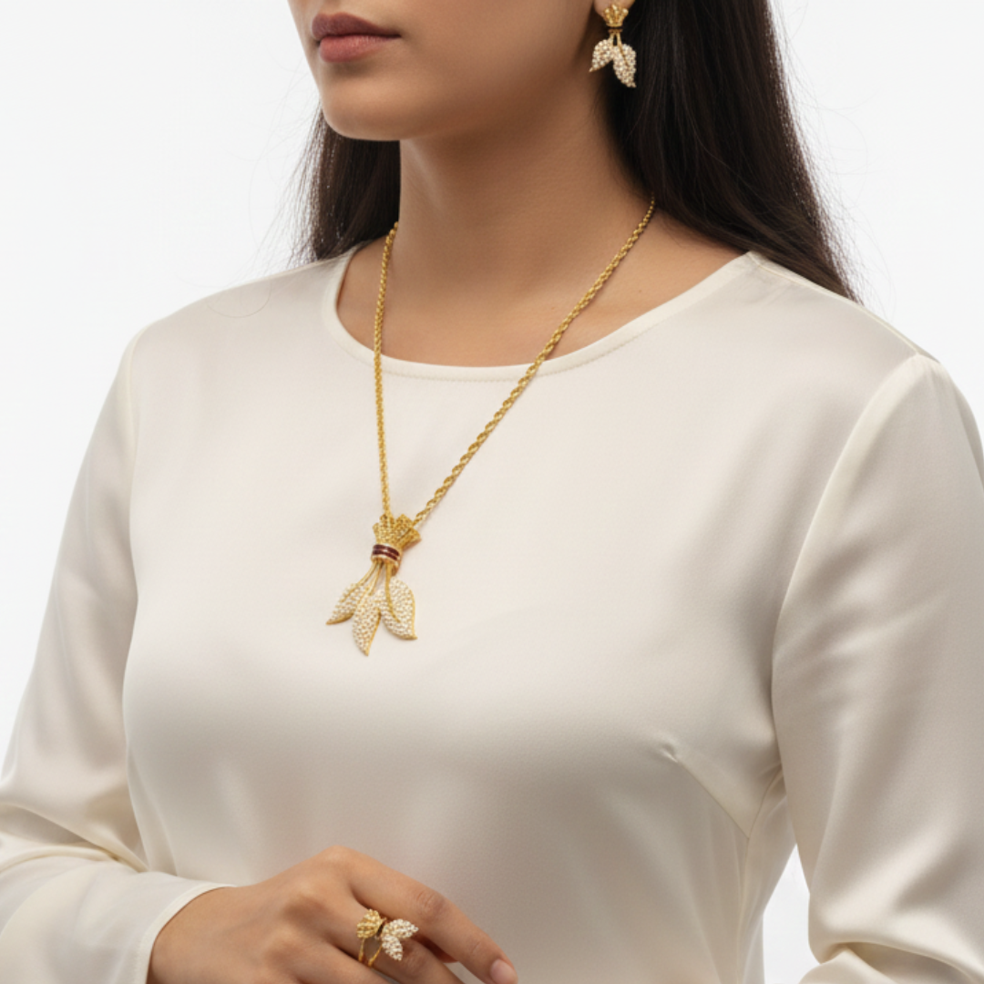 Aurora Leaf Luxe Set - 21k