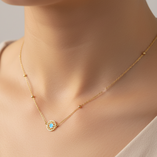 Golden Horizon Necklace 18K