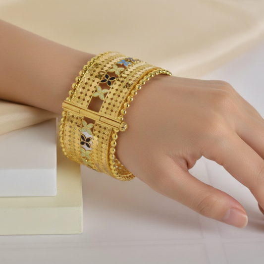 Golden Heritage Cuff 21K