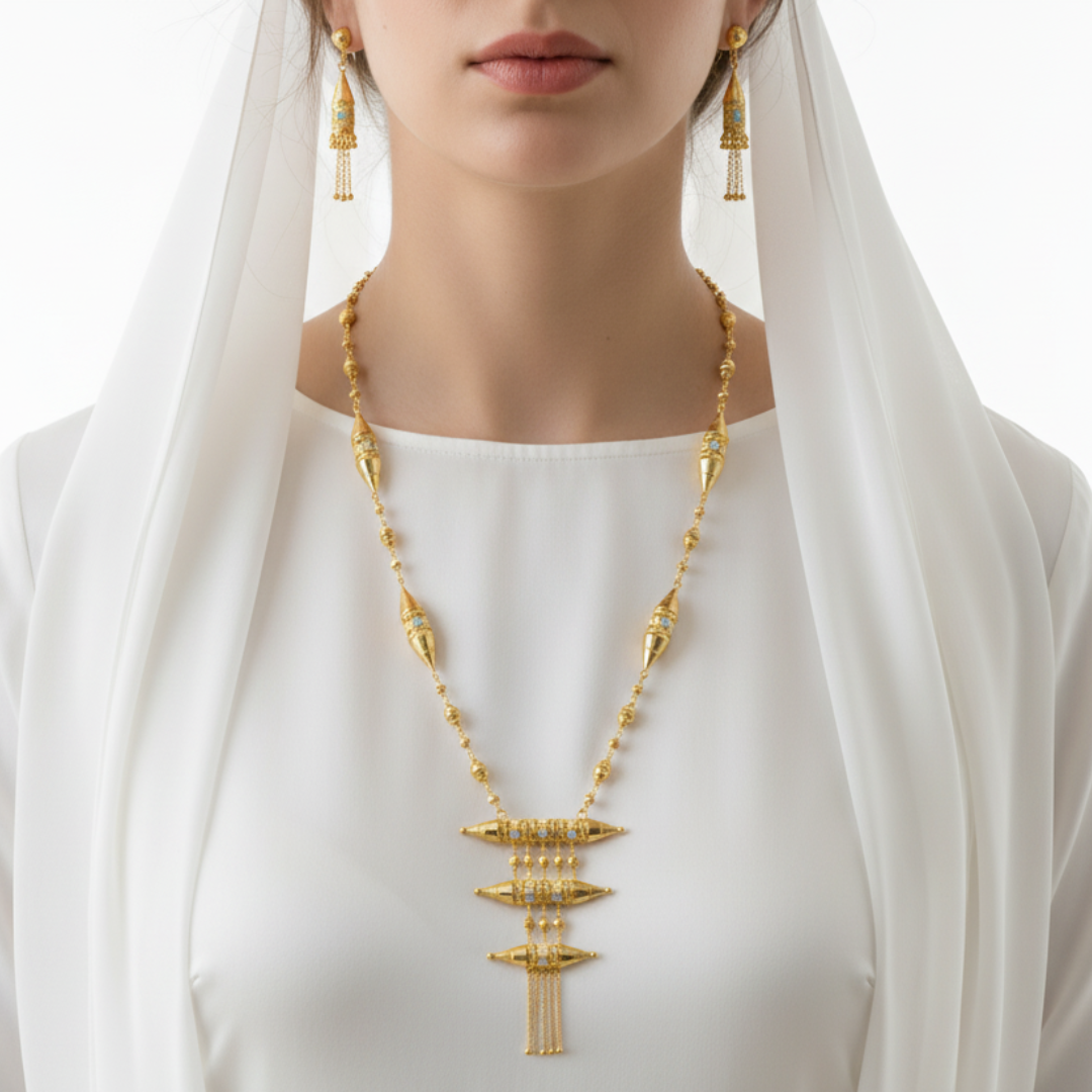 Golden Legacy Pendant Set 21K