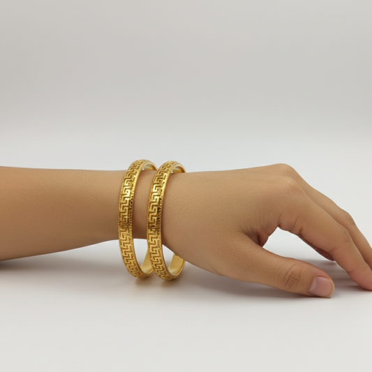 Golden Dynasty Bangles - 21k