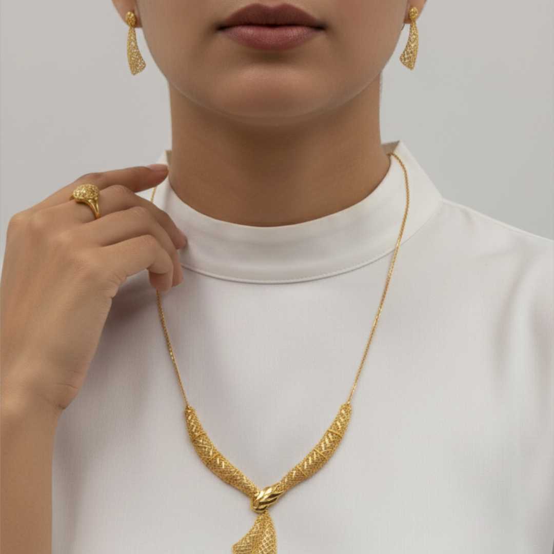 Golden Silk Knot Collection - 21k