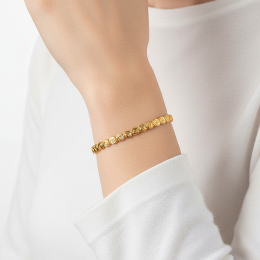 Noorain Twist Bracelet - 21k