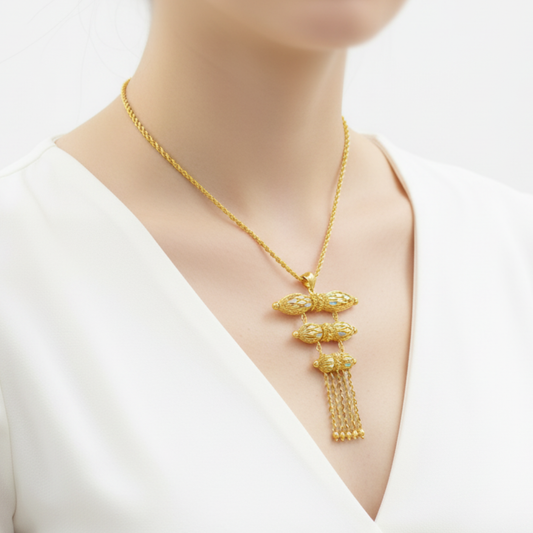 Zareen Layered Heritage Pendant
