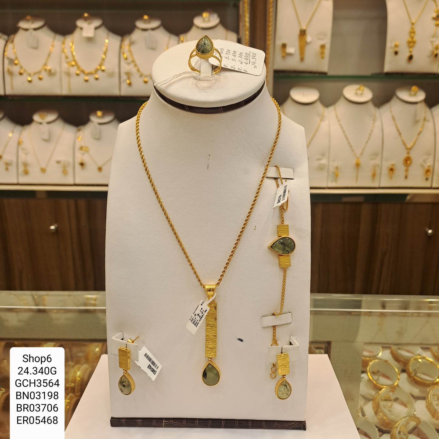 Heritage Rainstone Grace Set - 21k